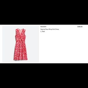 Kaileigh Seanna Faux Wrap Knit Dress